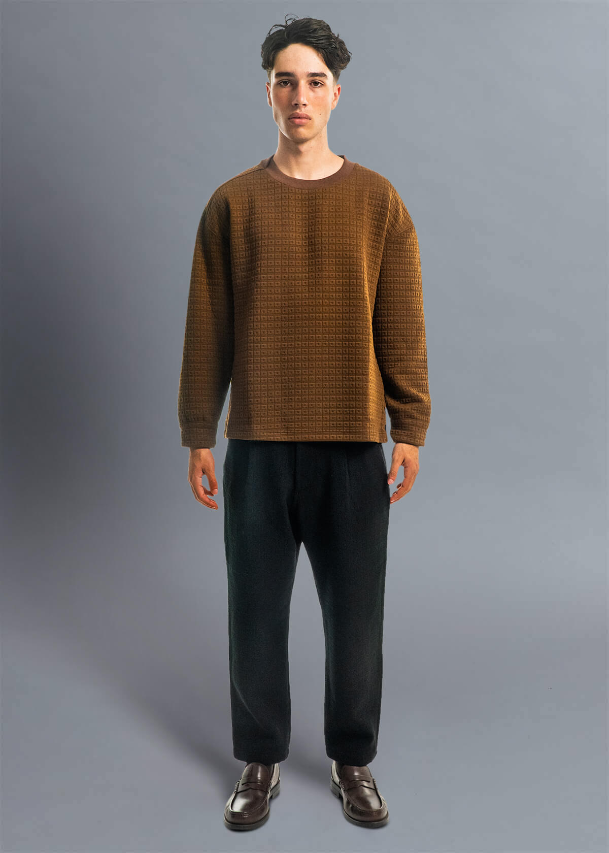 Black Crepe: Boxer Fit