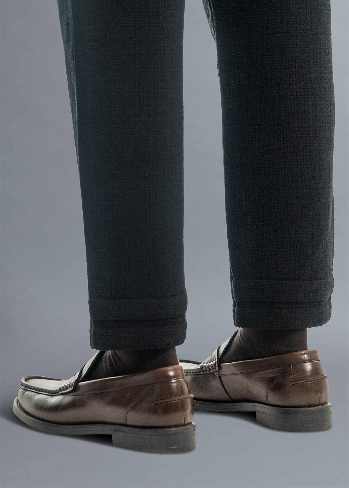 Black Crepe: Boxer Fit