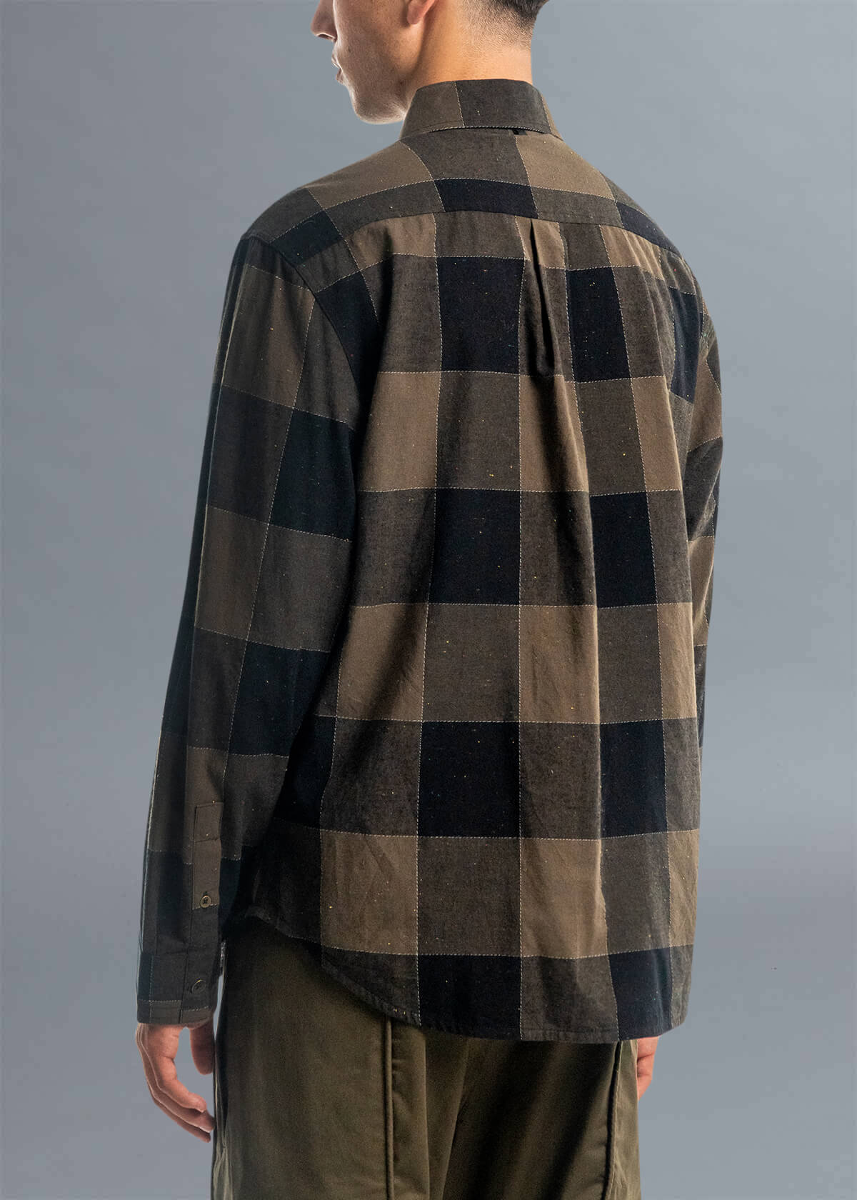 Gambit Check Charcoal