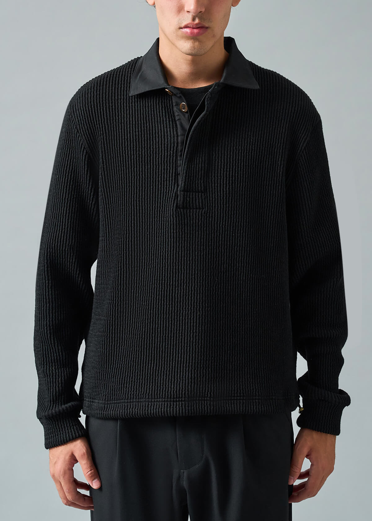 Rugby Black Knit