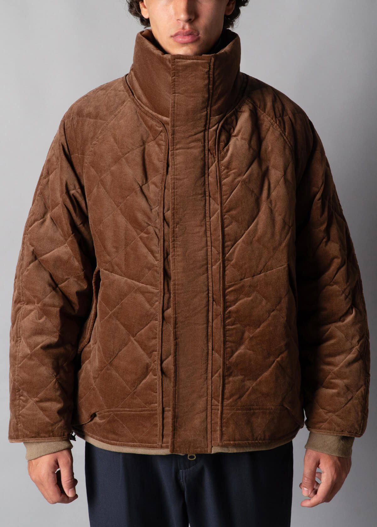 Salvo Quilt Jkt Brown