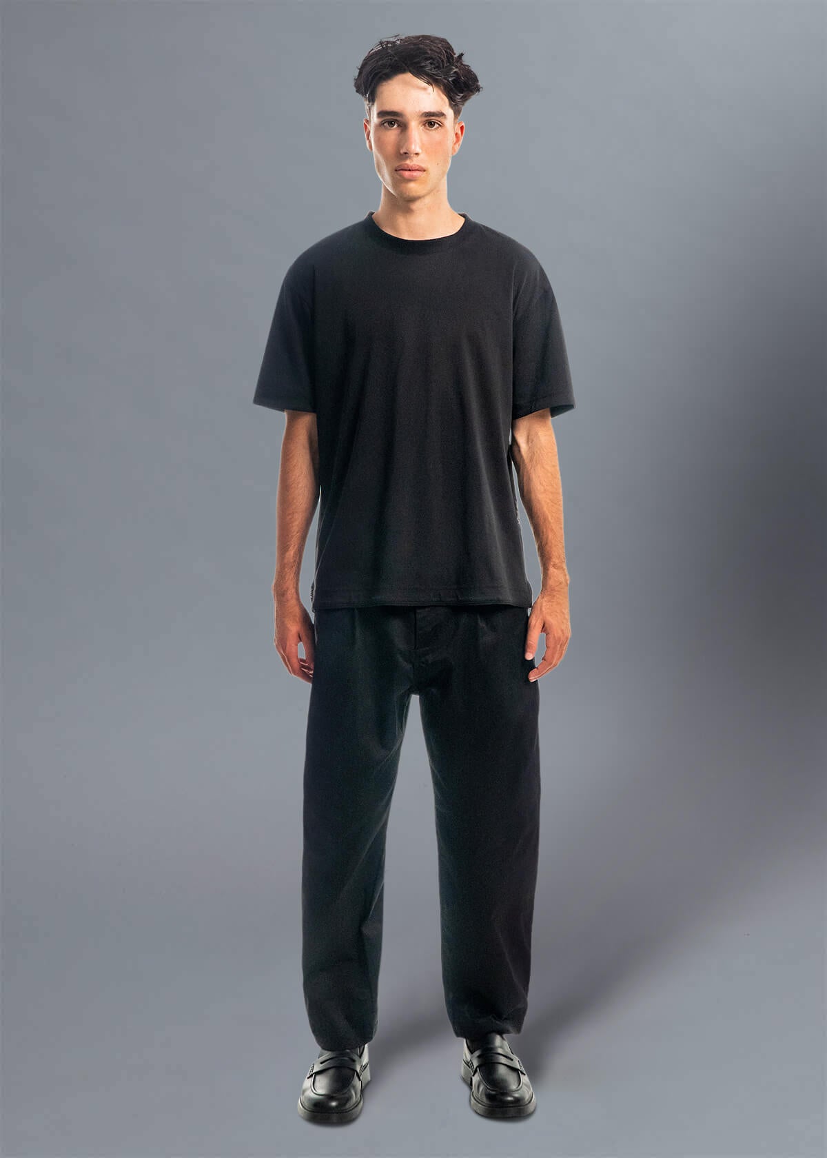 Black Twill: Boxer Fit