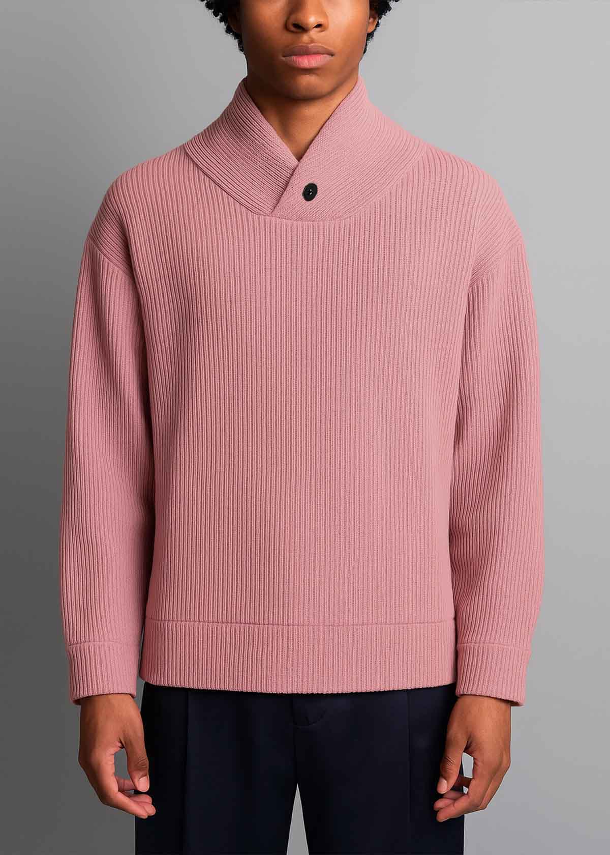 Vintage Mauve Twist Shawl