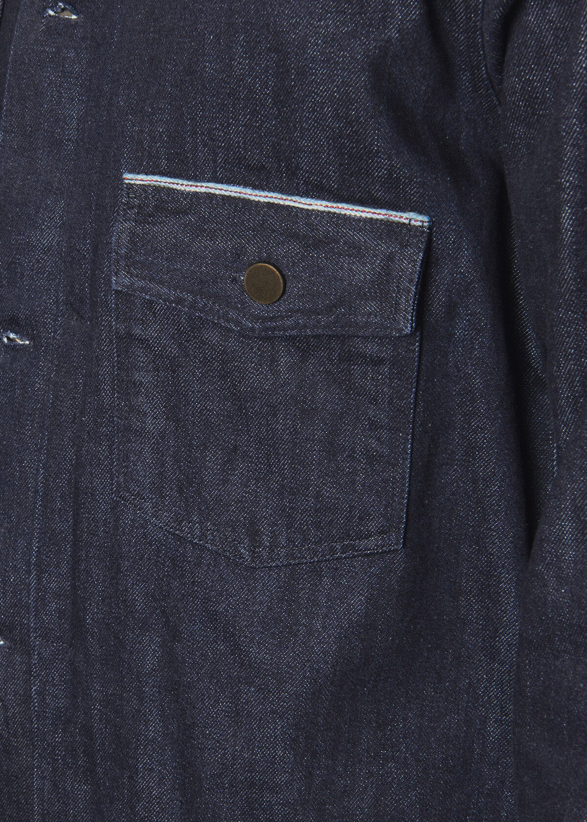 Indigo Selvedge Shawl Jacket