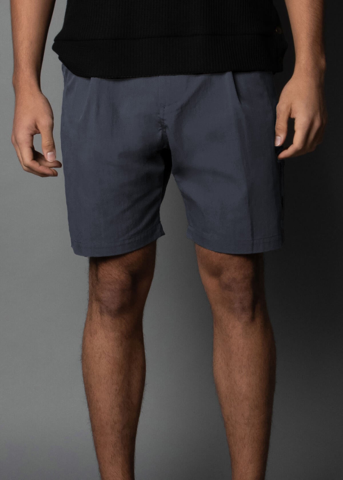 Waxed Slate Blue Short