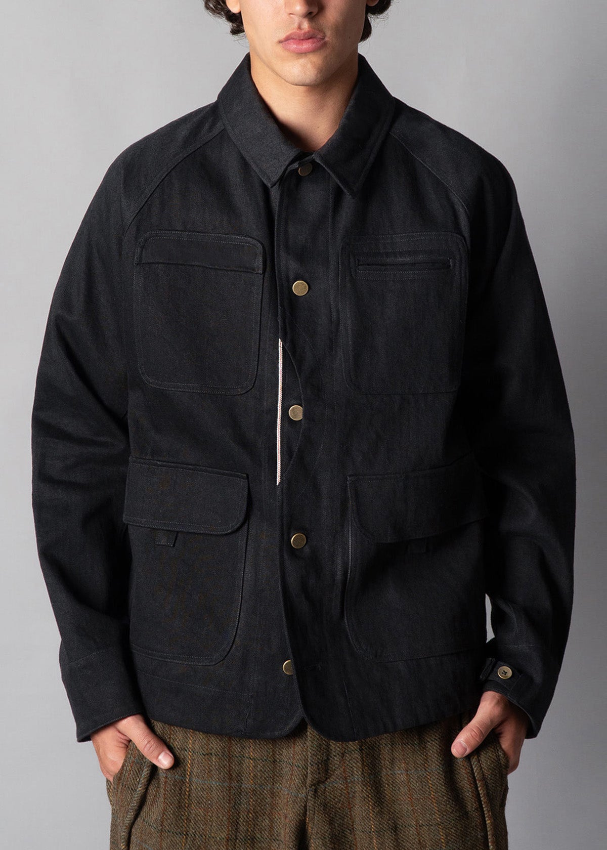 Machinist Selvedge Denim Black