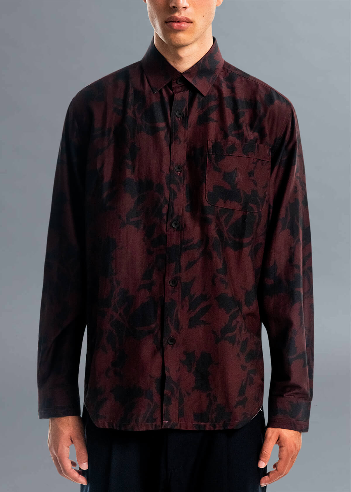 Shadow Blomma Burgundy