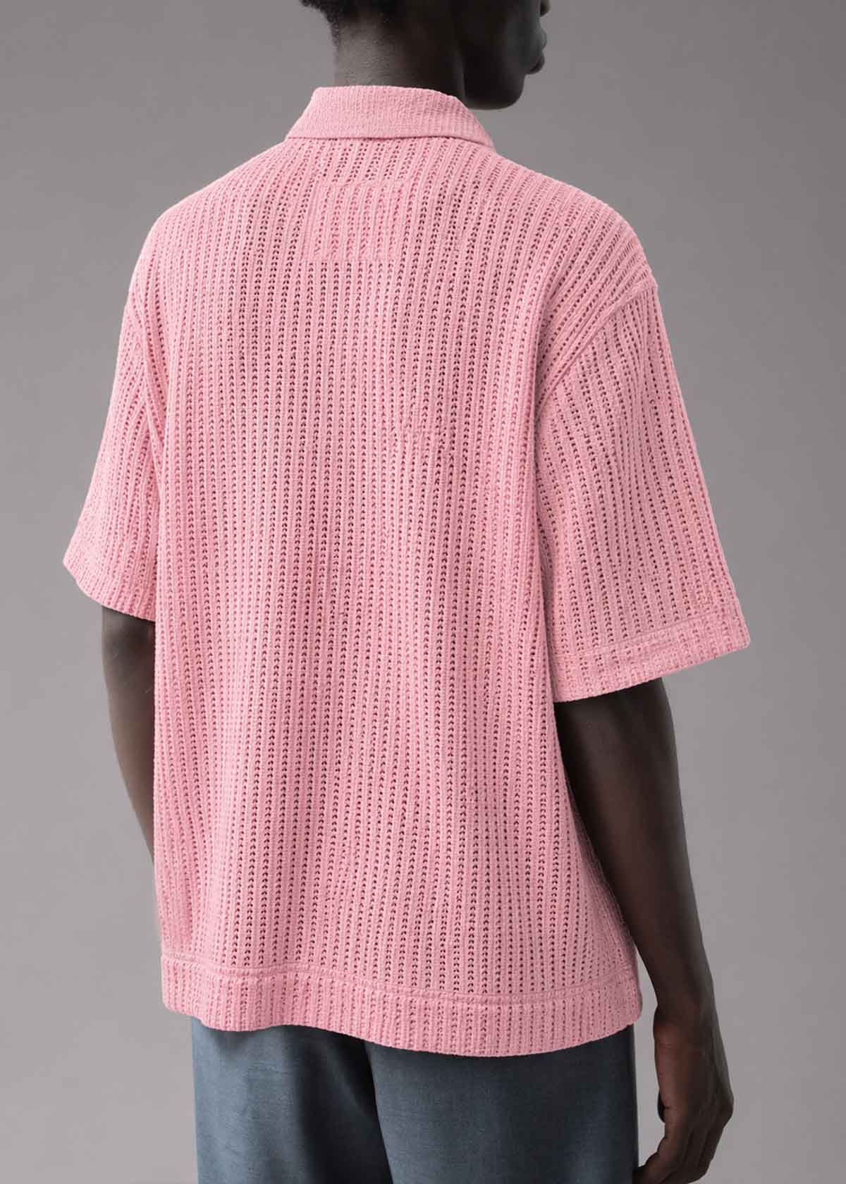 Dusty Pink Knit Shirt