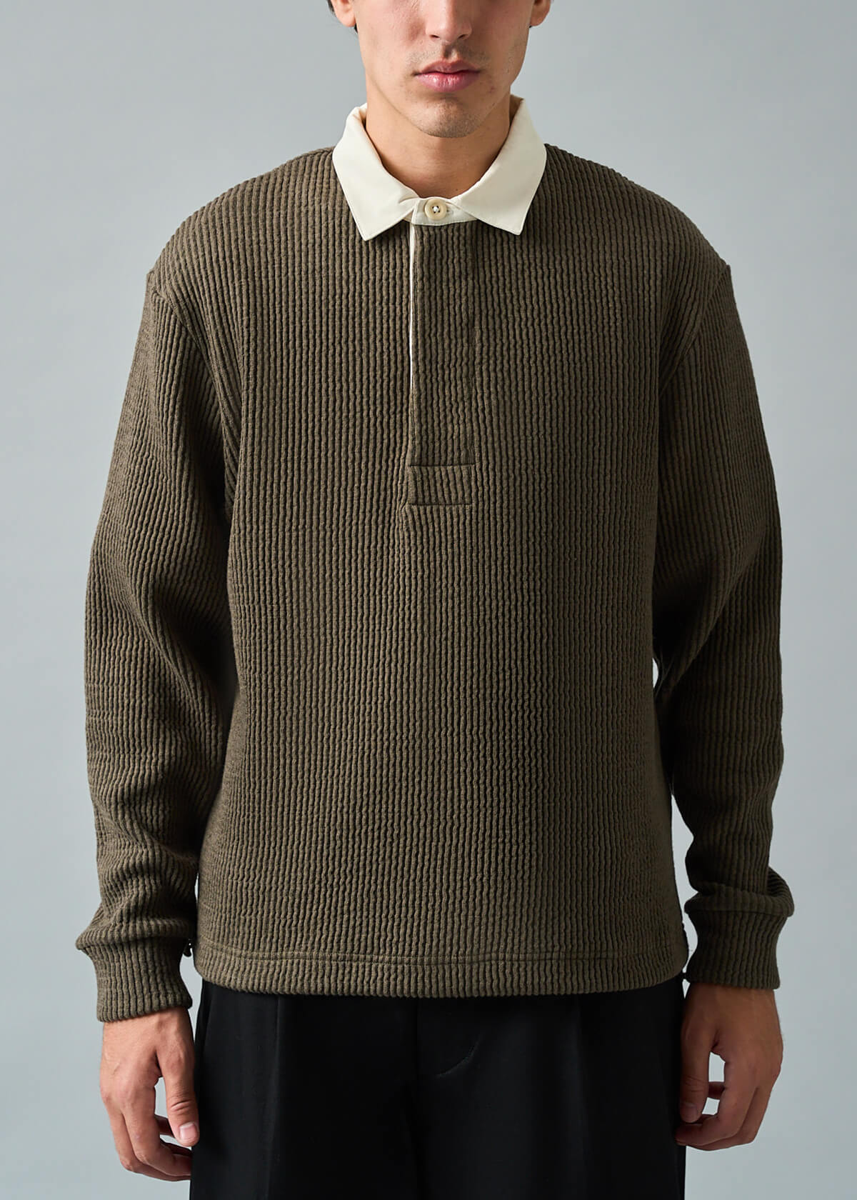 Rugby Olive Knit