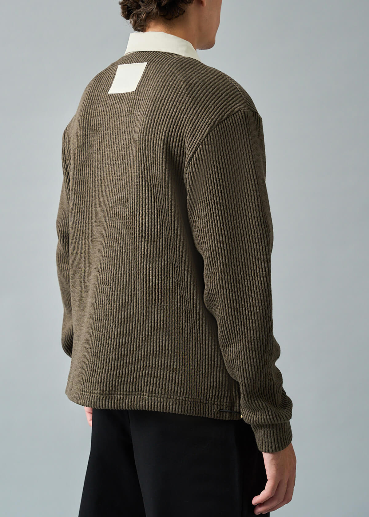 Rugby Olive Knit