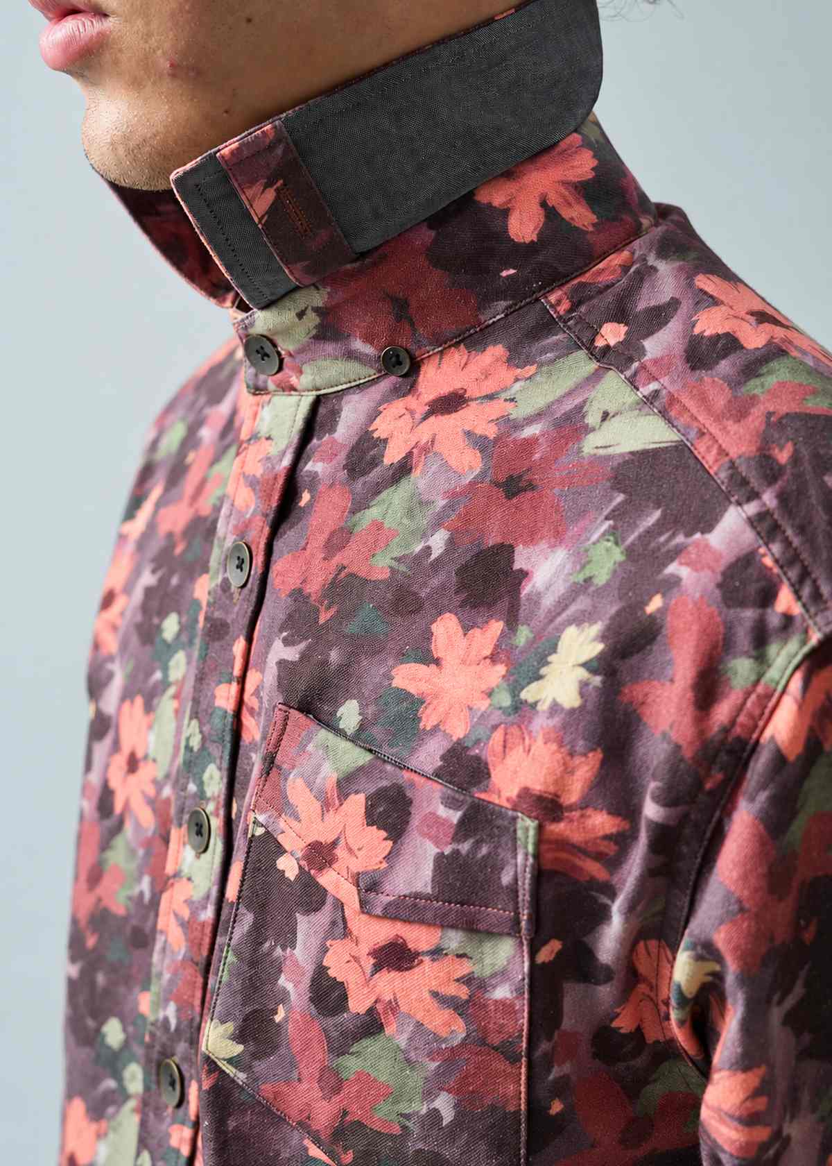 Botanic Camo Burgundy
