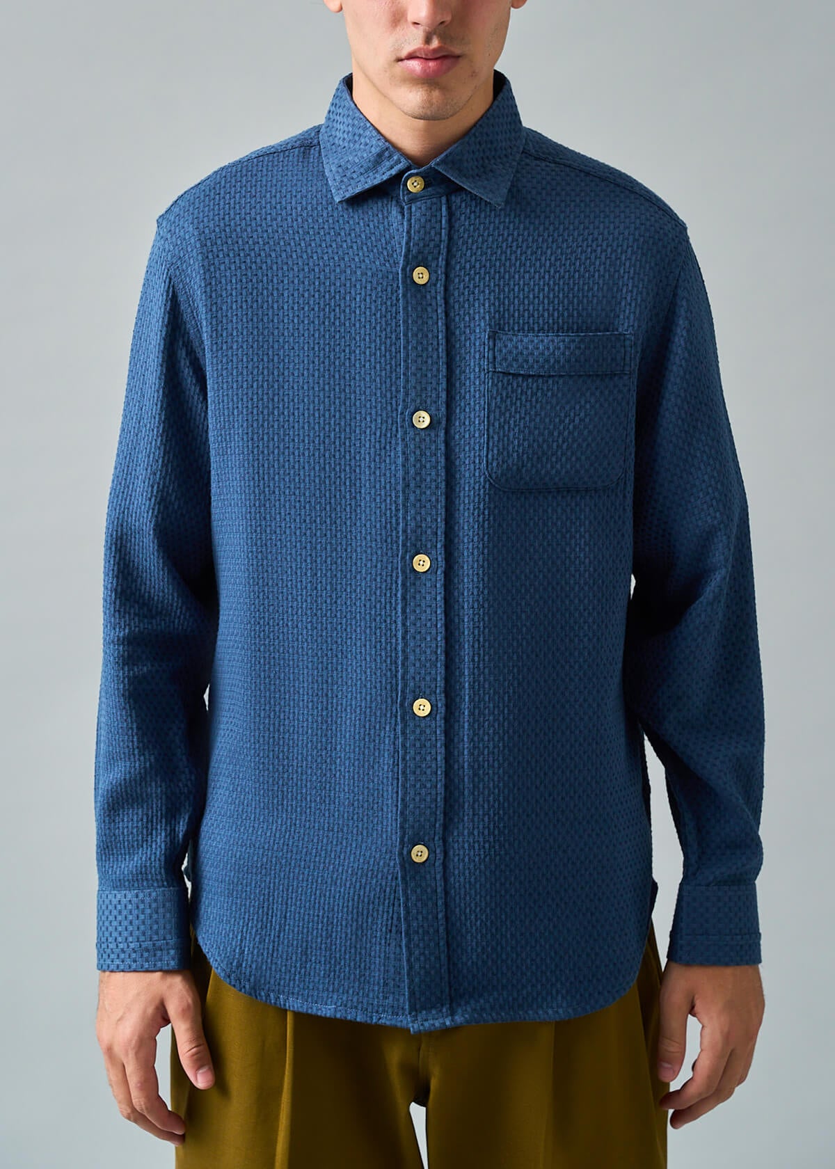 Inter-Weave Navy Shirt