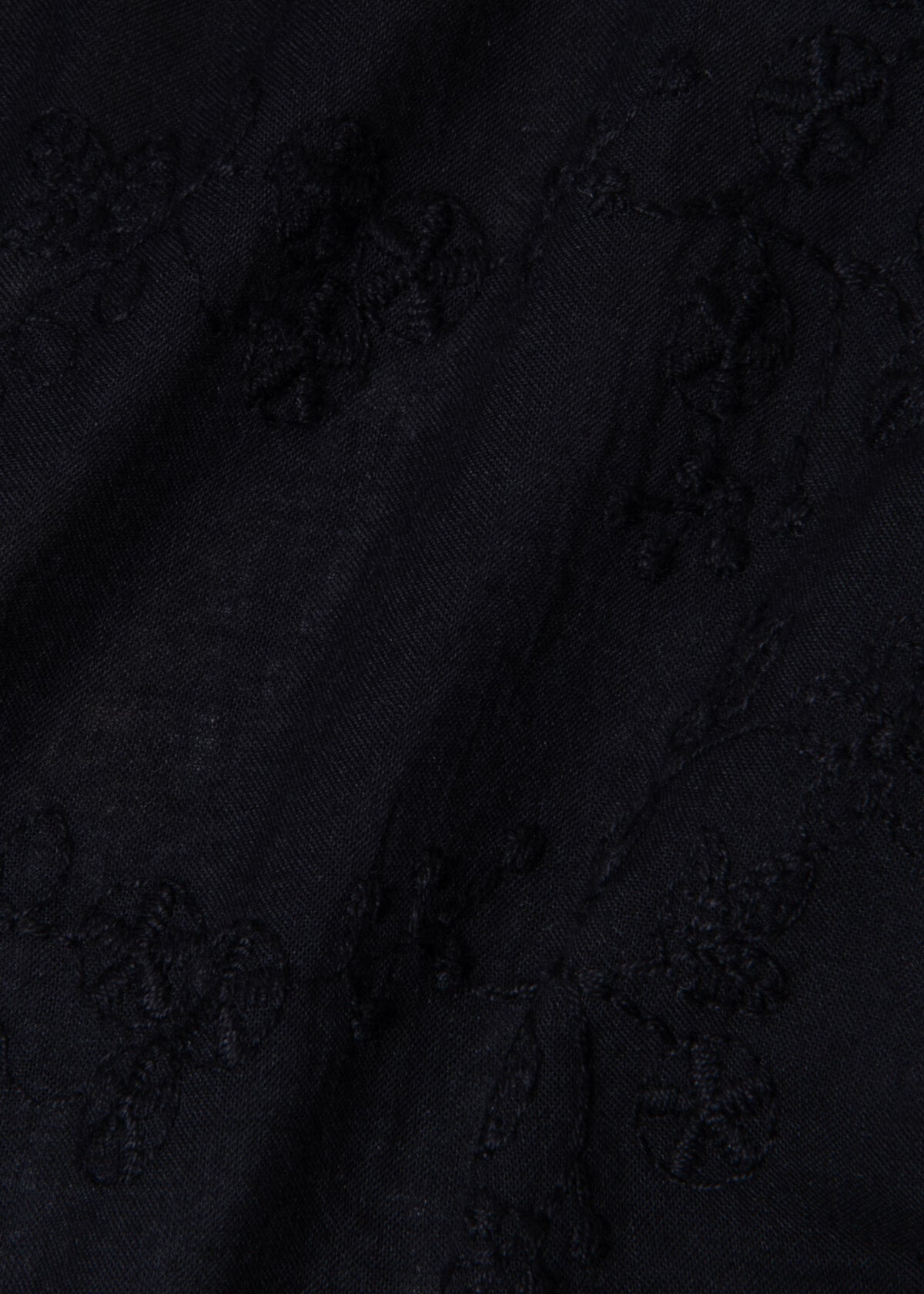 Embroidered Offset Shirt