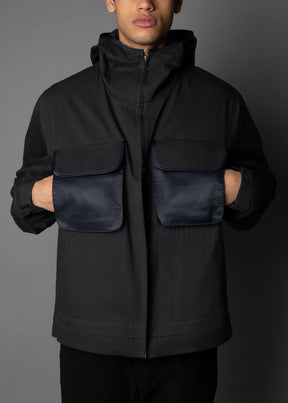 Nara Waxed Cargo Jkt Midnight