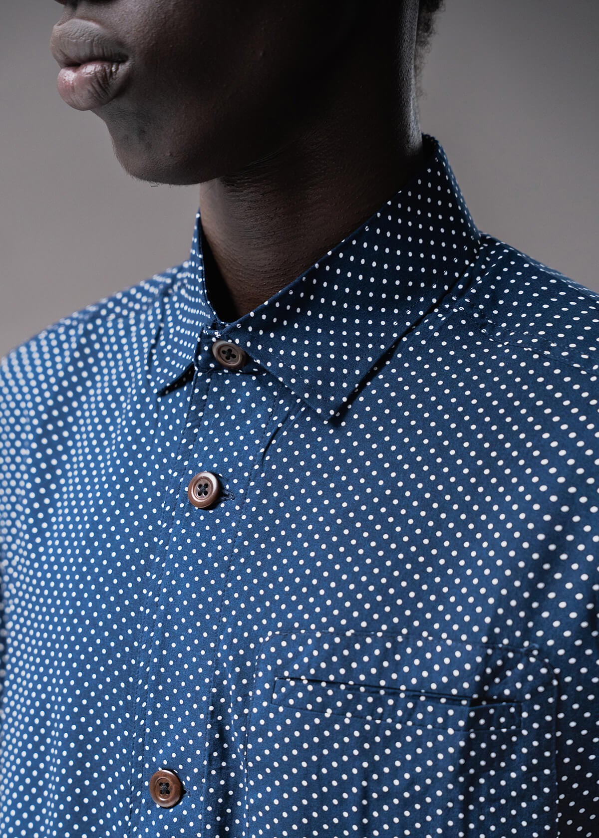 Silk Blend Polka Dot