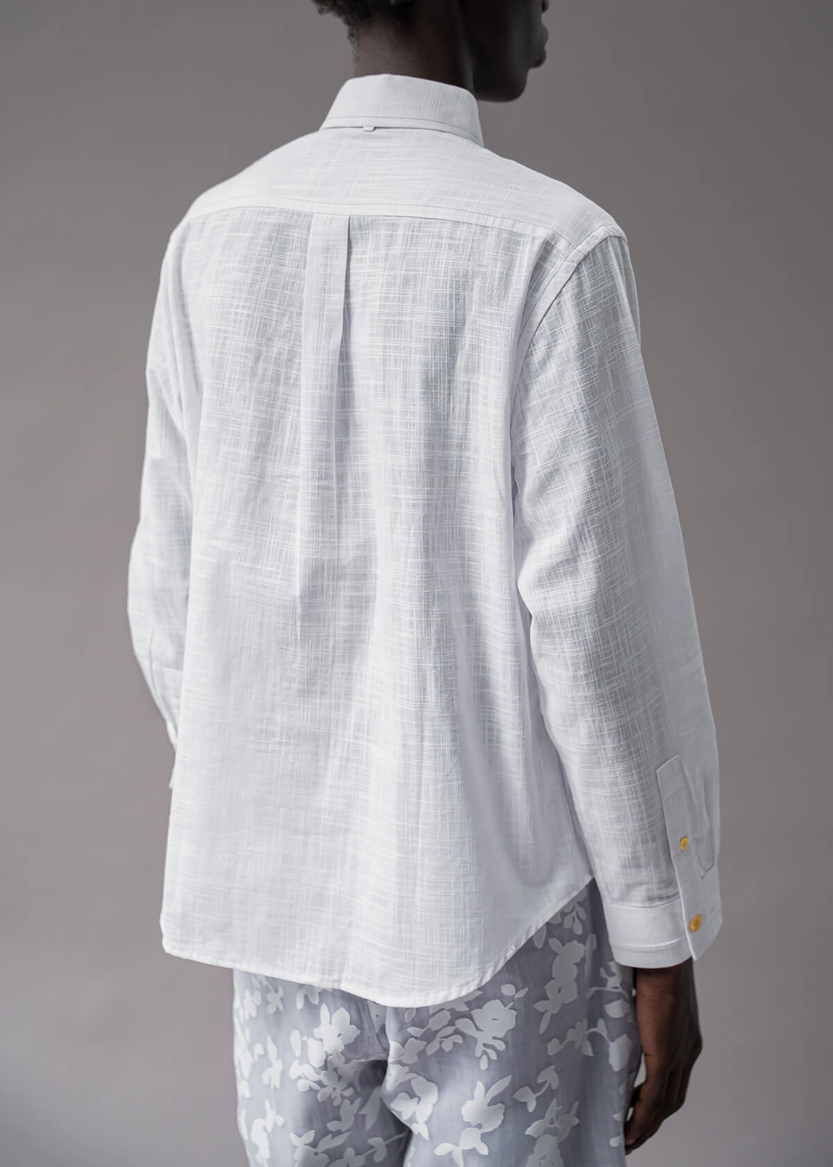 Feather Cross-X White Shirt