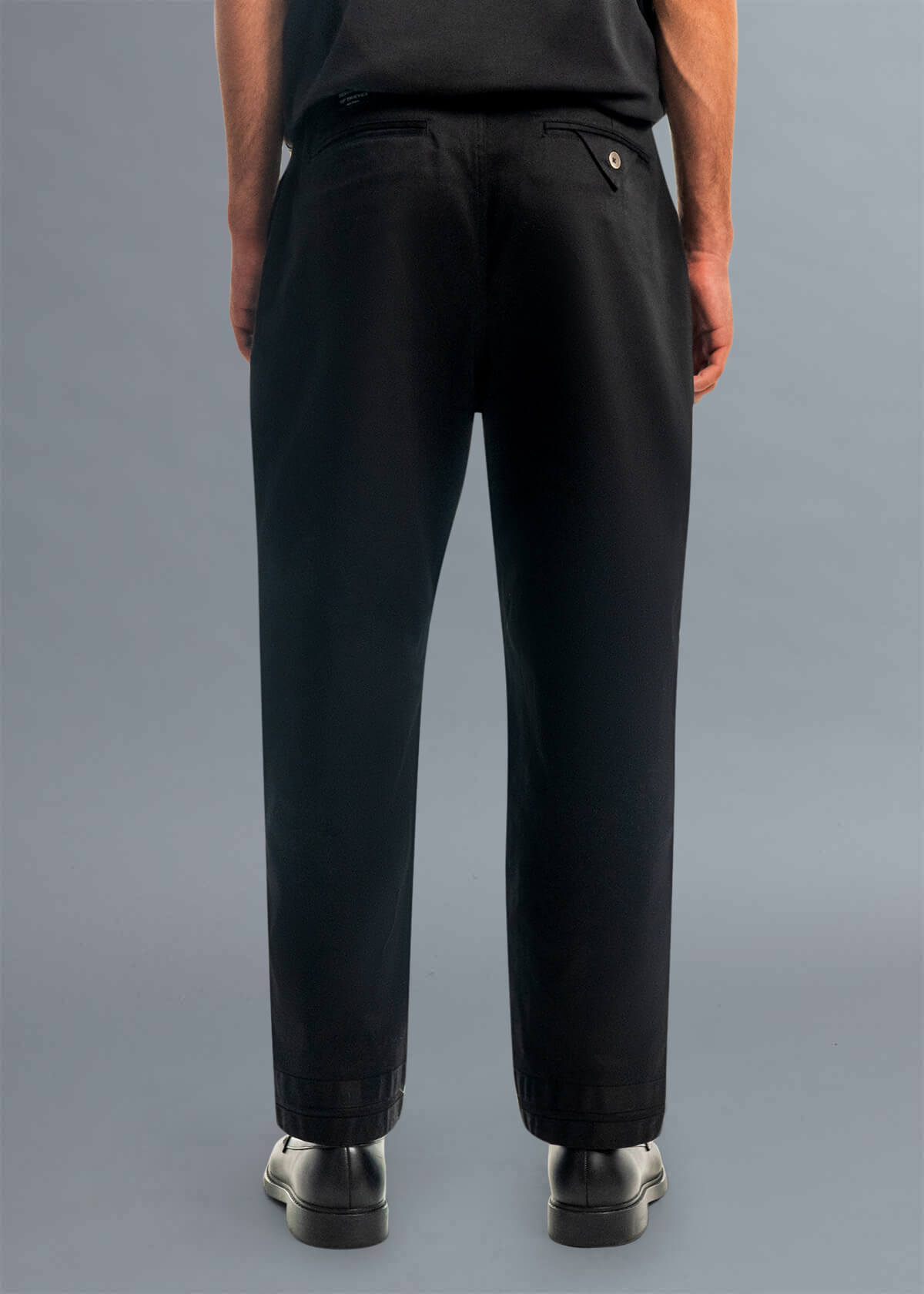 Black Twill: Boxer Fit