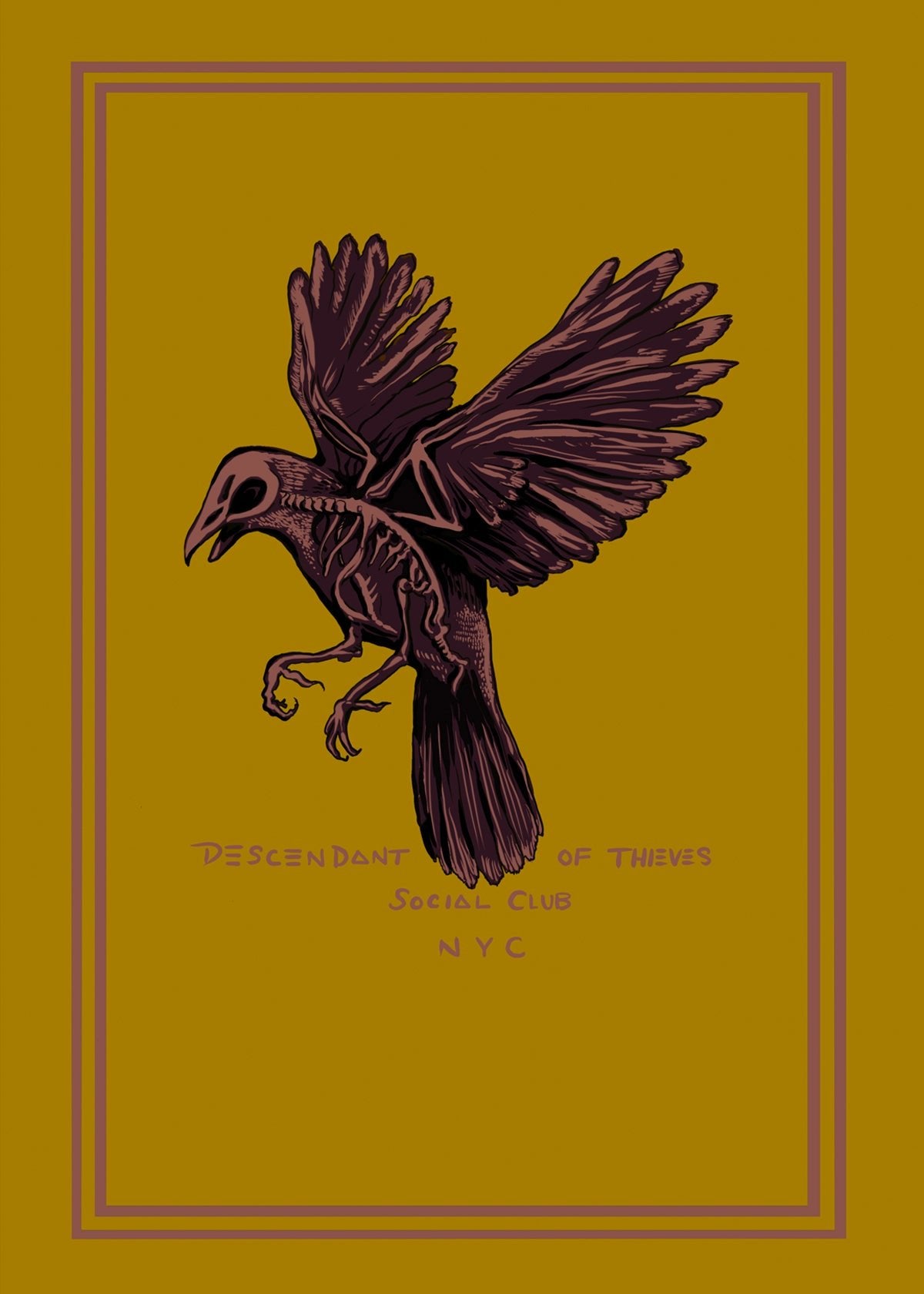 EMPIRE YELLOW RAVEN ARTWORK - Descendant of Thieves